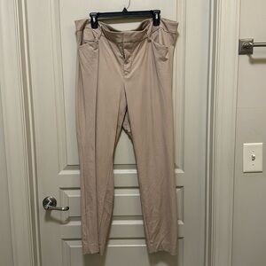 Khaki pixie pants
